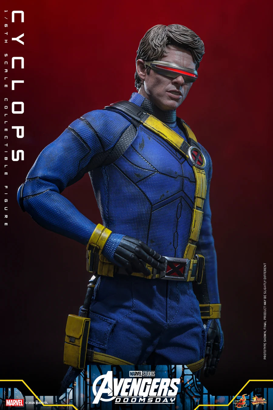 PRE ORDER - Hot Toys MMS908 - Avengers: Doomsday - 1/6 scale Cyclops Collectible Figure