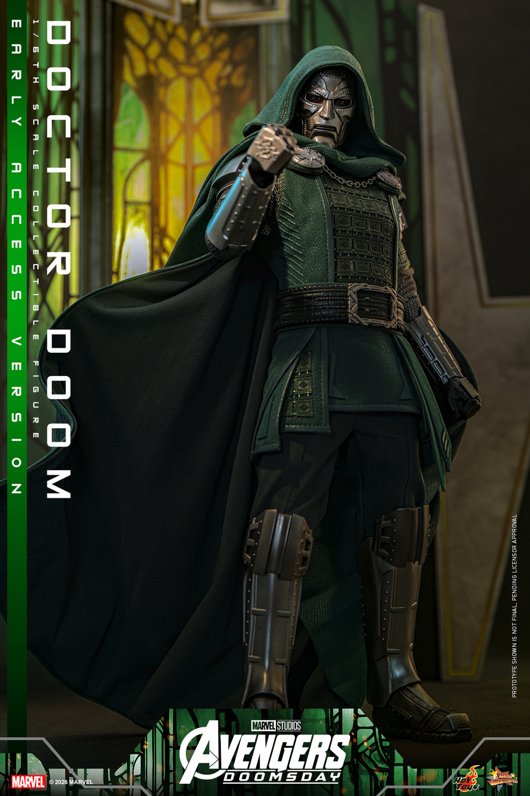 PRE ORDER - Hot Toys MMS906 – Avengers: Doomsday - 1/6 scale Doctor Doom (Early Access Version) Collectible Figure