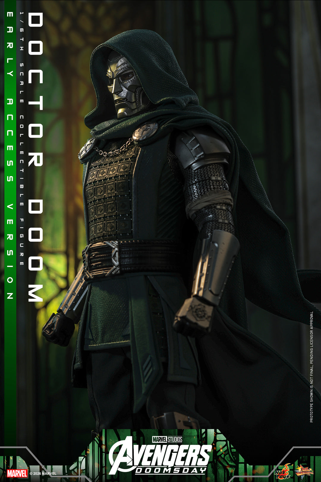 PRE ORDER - Hot Toys MMS906 – Avengers: Doomsday - 1/6 scale Doctor Doom (Early Access Version) Collectible Figure