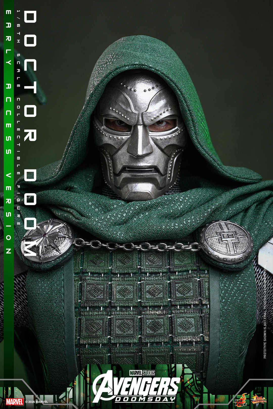 PRE ORDER - Hot Toys MMS906 – Avengers: Doomsday - 1/6 scale Doctor Doom (Early Access Version) Collectible Figure