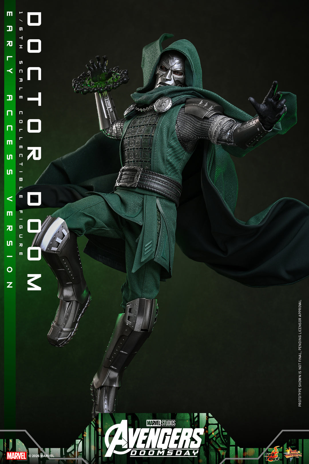 PRE ORDER - Hot Toys MMS906 – Avengers: Doomsday - 1/6 scale Doctor Doom (Early Access Version) Collectible Figure