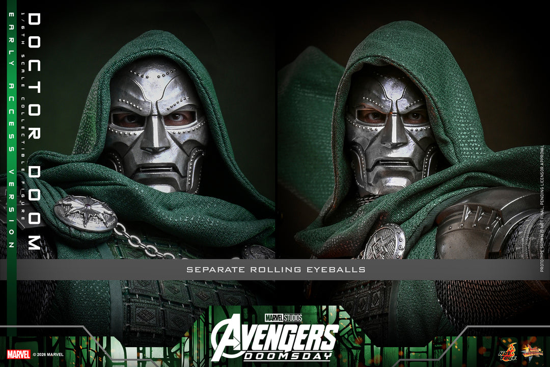 PRE ORDER - Hot Toys MMS906 – Avengers: Doomsday - 1/6 scale Doctor Doom (Early Access Version) Collectible Figure