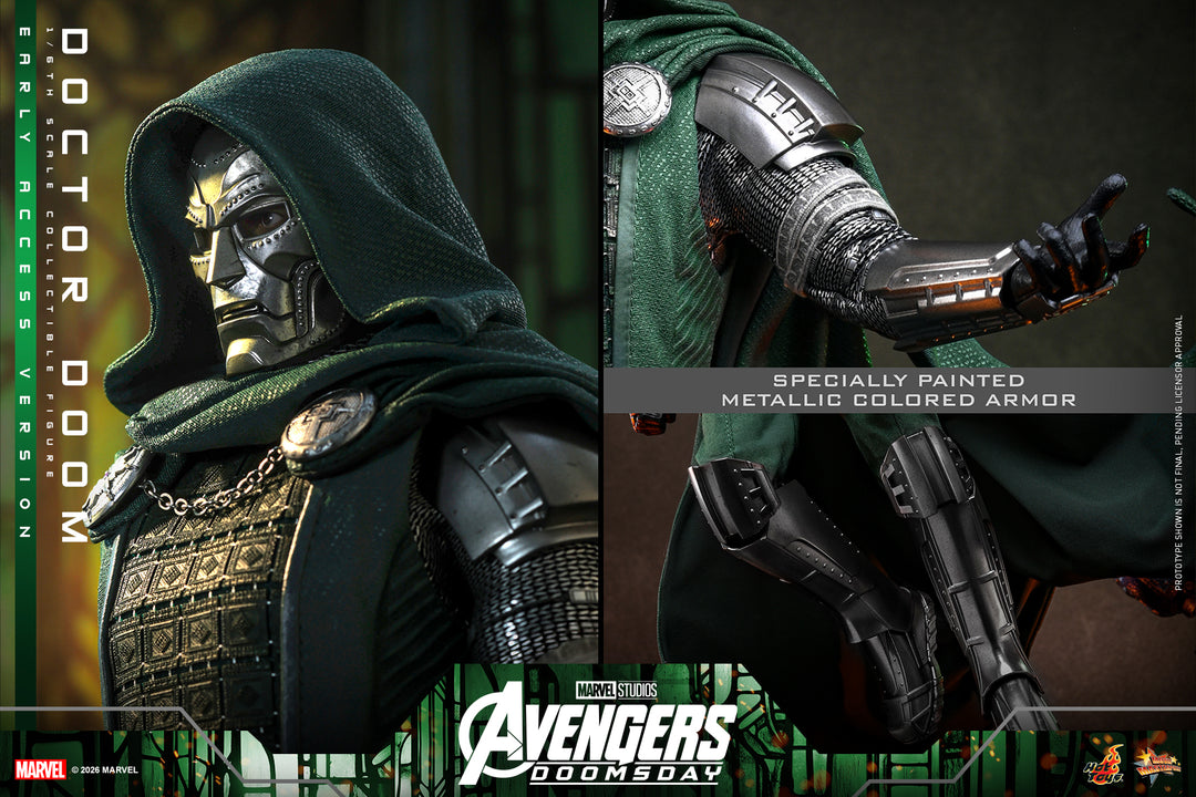 PRE ORDER - Hot Toys MMS906 – Avengers: Doomsday - 1/6 scale Doctor Doom (Early Access Version) Collectible Figure