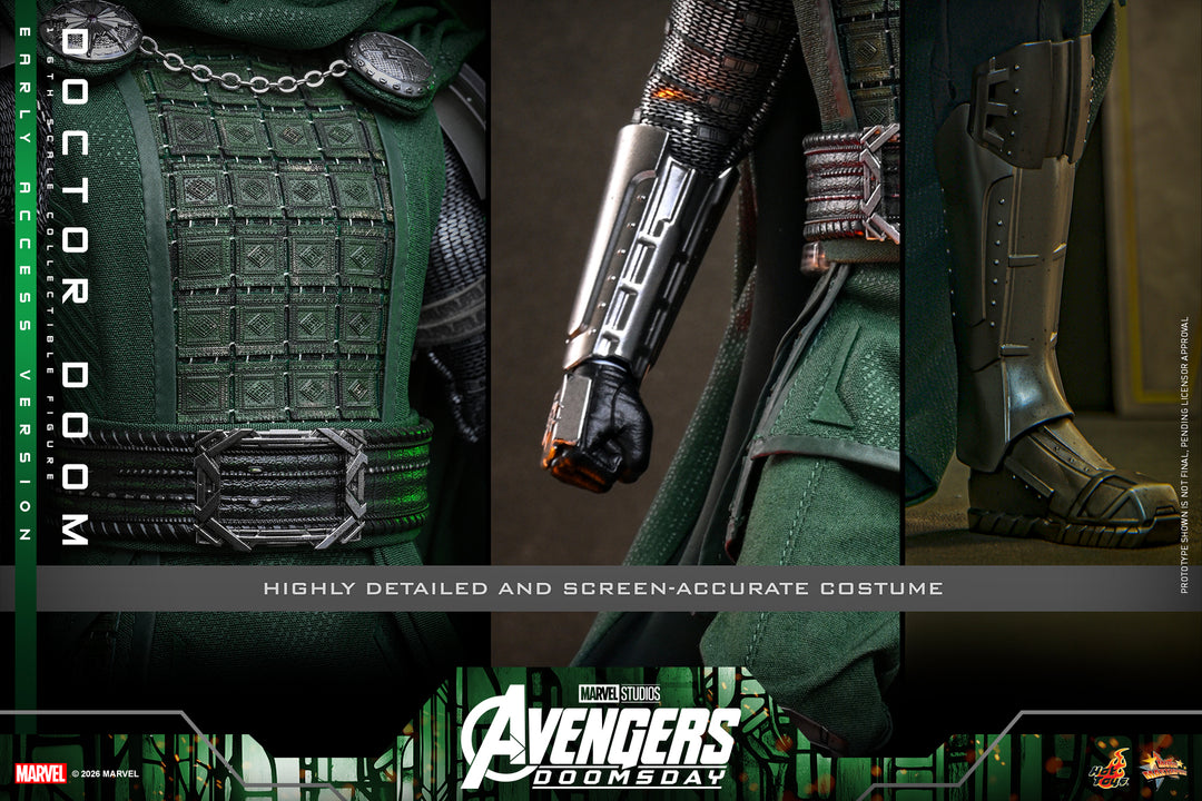 PRE ORDER - Hot Toys MMS906 – Avengers: Doomsday - 1/6 scale Doctor Doom (Early Access Version) Collectible Figure