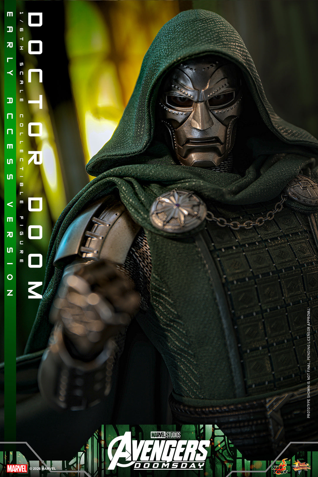 PRE ORDER - Hot Toys MMS906 – Avengers: Doomsday - 1/6 scale Doctor Doom (Early Access Version) Collectible Figure