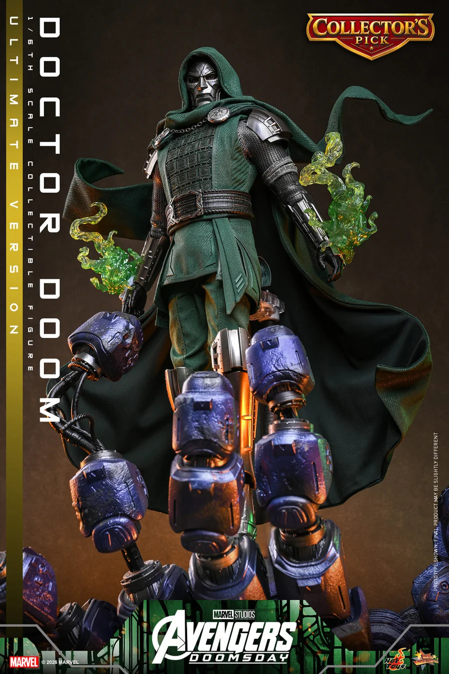 PRE ORDER - Hot Toys MMS907 – Avengers: Doomsday - 1/6 scale Doctor Doom (Ultimate Version) Collectible Figure