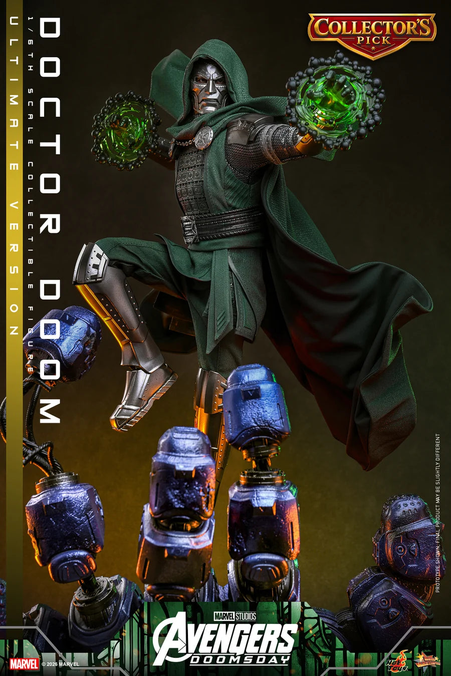 PRE ORDER - Hot Toys MMS907 – Avengers: Doomsday - 1/6 scale Doctor Doom (Ultimate Version) Collectible Figure