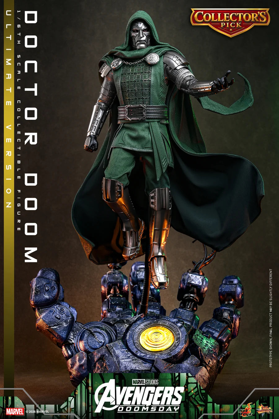 PRE ORDER - Hot Toys MMS907 – Avengers: Doomsday - 1/6 scale Doctor Doom (Ultimate Version) Collectible Figure