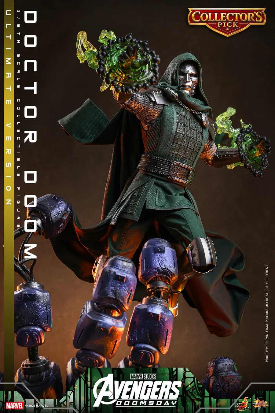 PRE ORDER - Hot Toys MMS907 – Avengers: Doomsday - 1/6 scale Doctor Doom (Ultimate Version) Collectible Figure