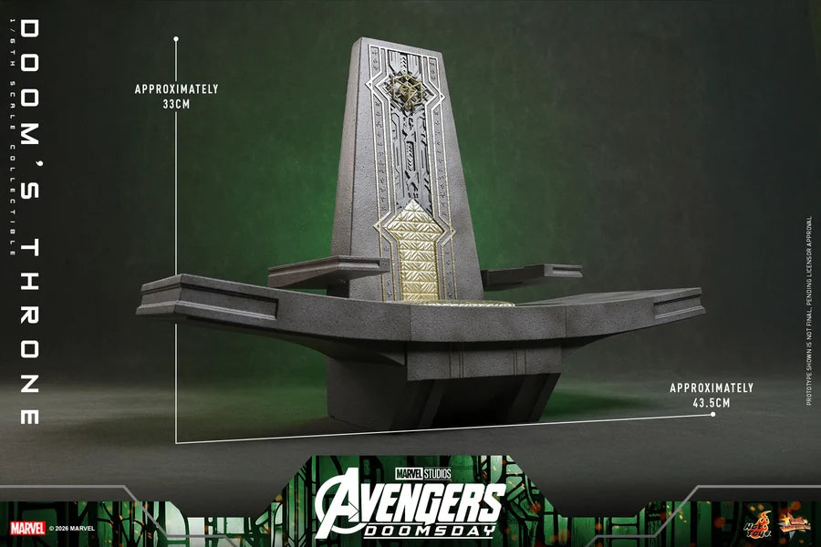 PRE ORDER - Hot Toys ACS016 – Avengers: Doomsday - 1/6 scale Doom’s Throne Collectible