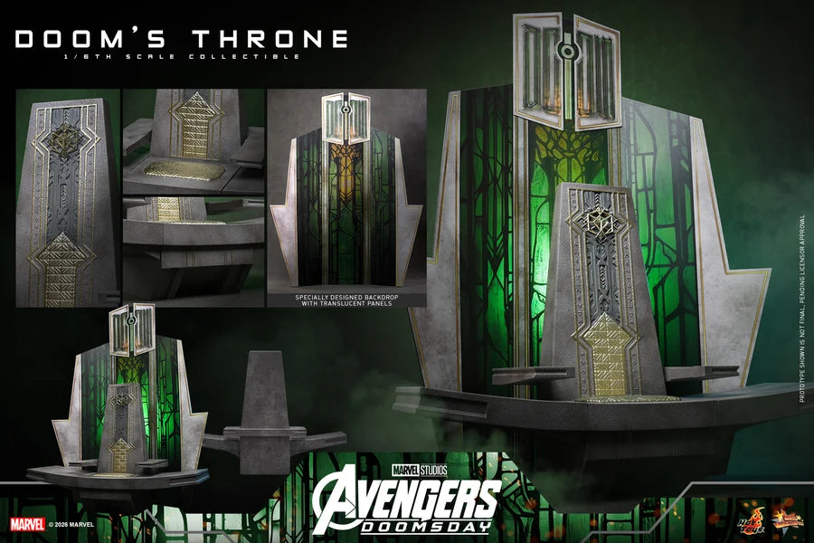 PRE ORDER - Hot Toys ACS016 – Avengers: Doomsday - 1/6 scale Doom’s Throne Collectible