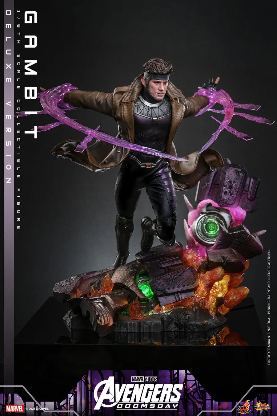 PRE ORDER - Hot Toys MMS911 – Avengers: Doomsday - 1/6 scale Gambit (Deluxe Version) Collectible Figure