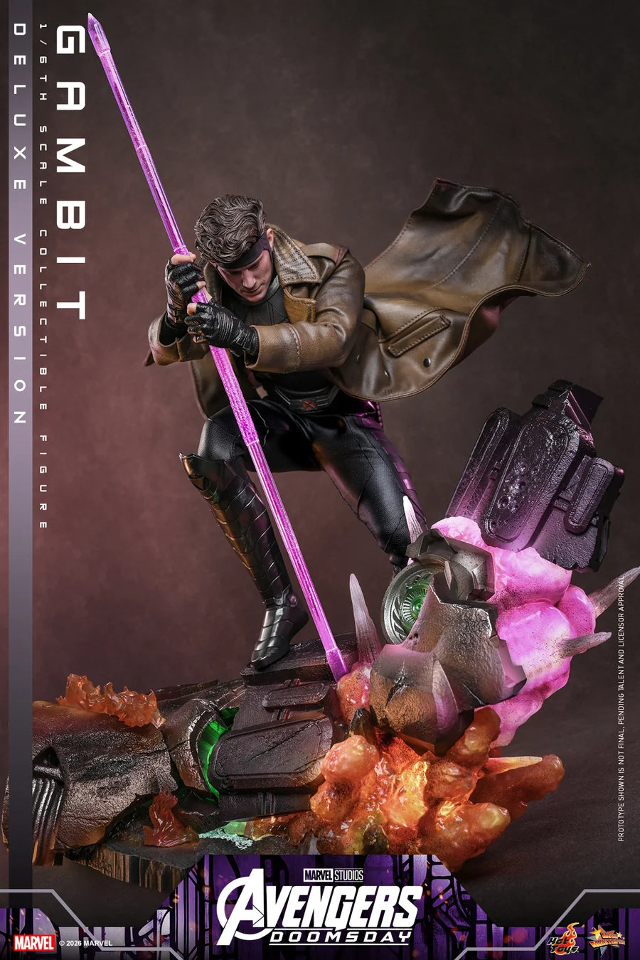 PRE ORDER - Hot Toys MMS911 – Avengers: Doomsday - 1/6 scale Gambit (Deluxe Version) Collectible Figure
