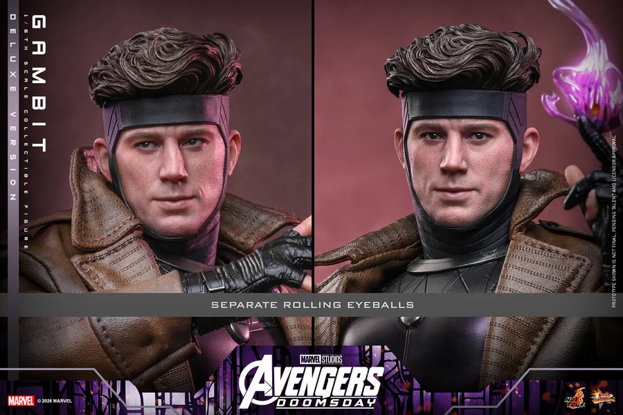 PRE ORDER - Hot Toys MMS911 – Avengers: Doomsday - 1/6 scale Gambit (Deluxe Version) Collectible Figure
