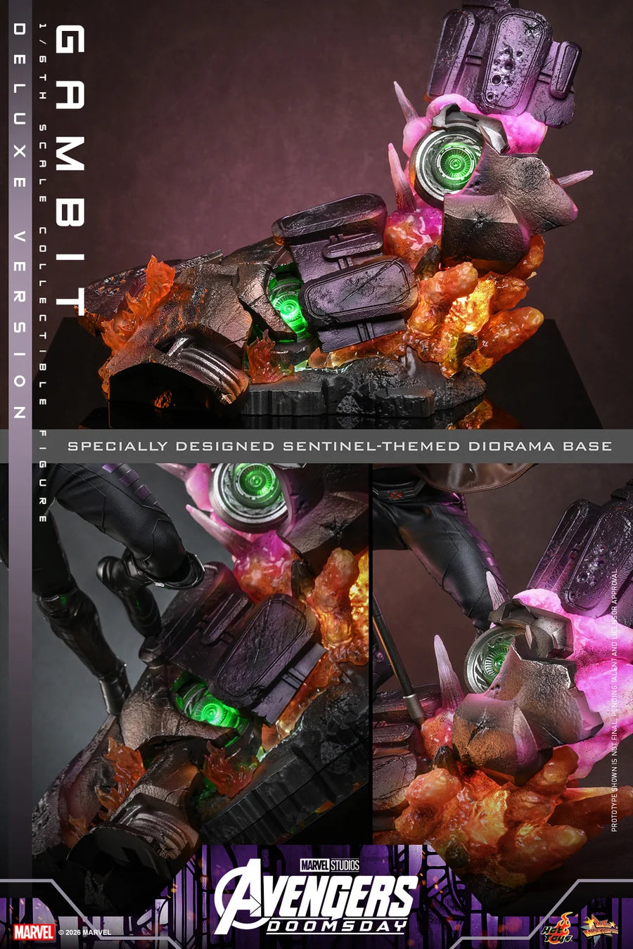 PRE ORDER - Hot Toys MMS911 – Avengers: Doomsday - 1/6 scale Gambit (Deluxe Version) Collectible Figure