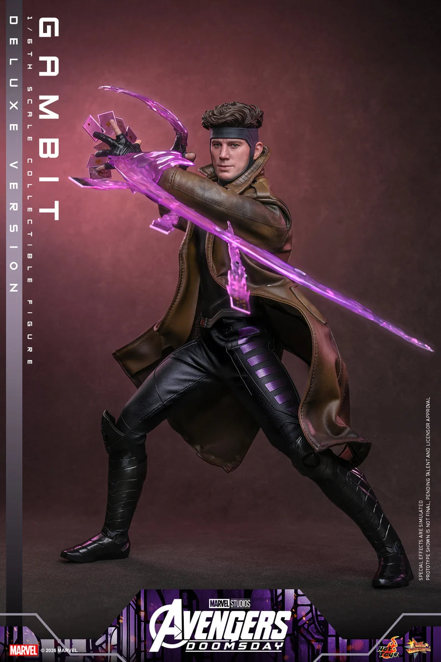 PRE ORDER - Hot Toys MMS911 – Avengers: Doomsday - 1/6 scale Gambit (Deluxe Version) Collectible Figure
