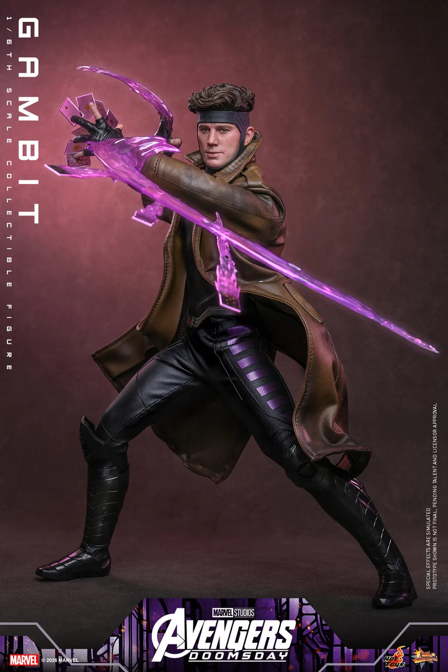 PRE ORDER - Hot Toys MMS910 – Avengers: Doomsday - 1/6 scale Gambit Collectible Figure