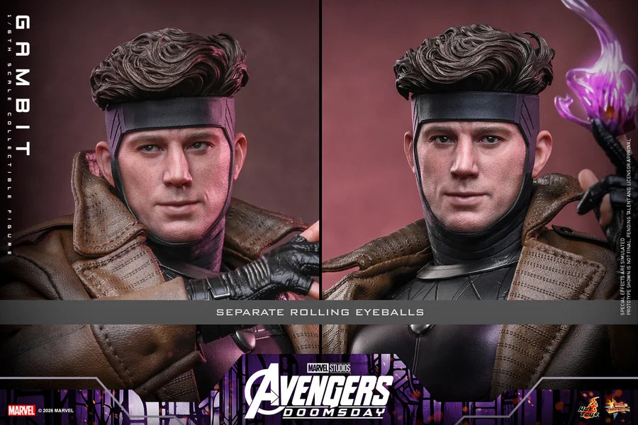 PRE ORDER - Hot Toys MMS910 – Avengers: Doomsday - 1/6 scale Gambit Collectible Figure