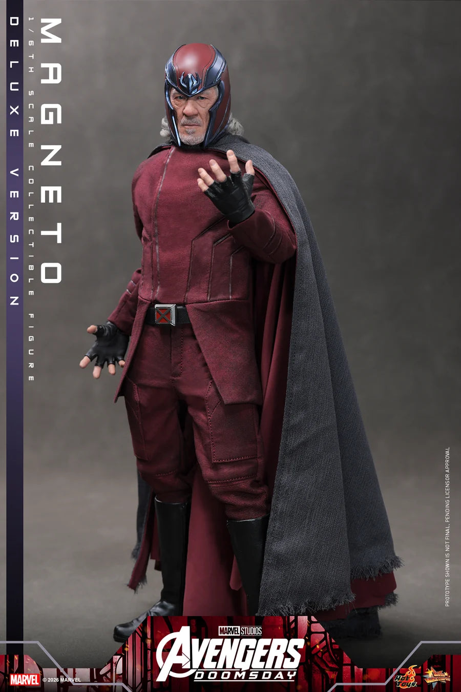 PRE ORDER - Hot Toys MMS913 - Avengers: Doomsday - 1/6 scale Magneto Collectible Figure (Deluxe Version)