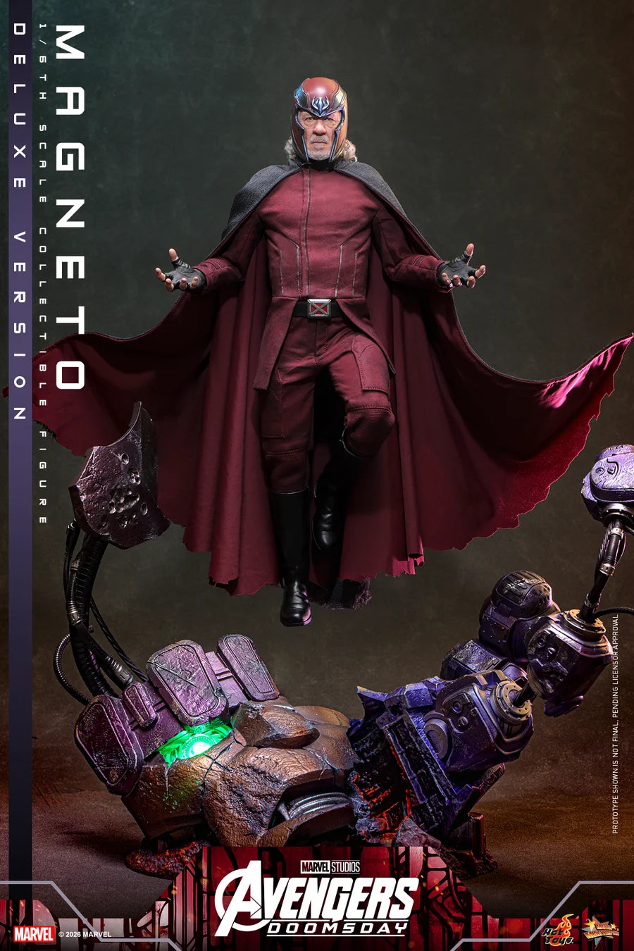 PRE ORDER - Hot Toys MMS913 - Avengers: Doomsday - 1/6 scale Magneto Collectible Figure (Deluxe Version)