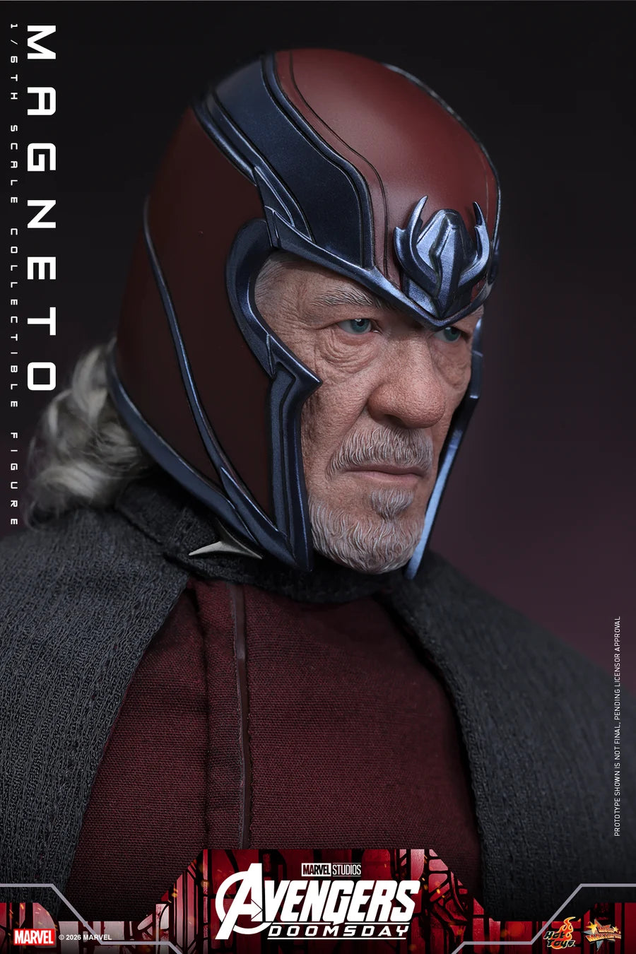 PRE ORDER - Hot Toys MMS912 - Avengers: Doomsday - 1/6 scale Magneto Collectible Figure