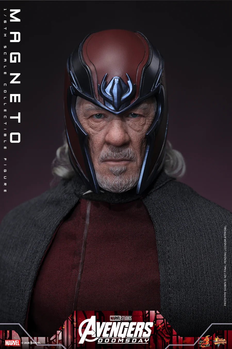PRE ORDER - Hot Toys MMS912 - Avengers: Doomsday - 1/6 scale Magneto Collectible Figure