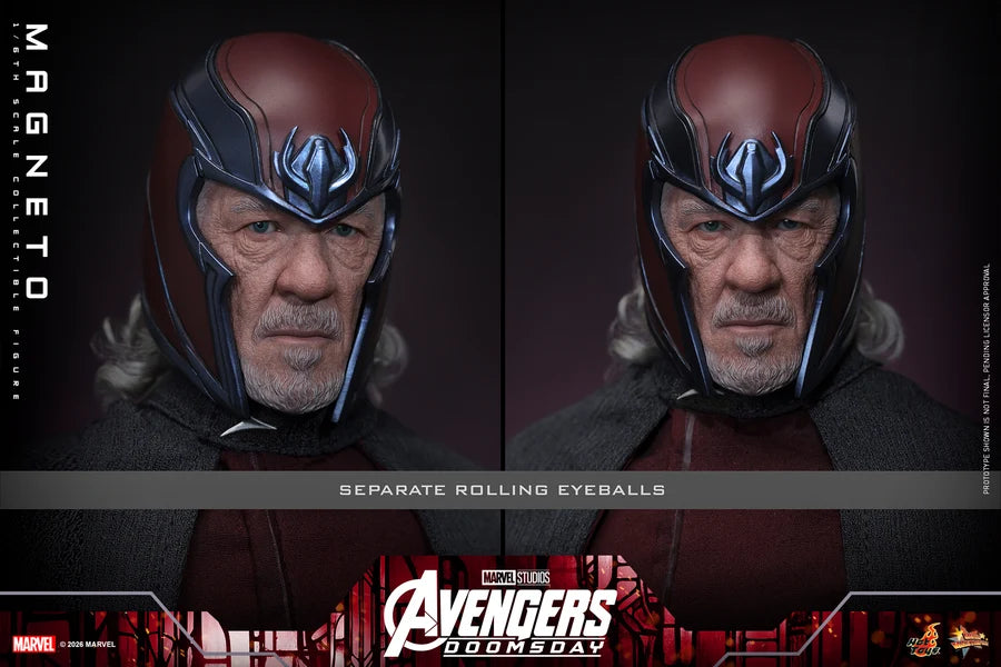 PRE ORDER - Hot Toys MMS912 - Avengers: Doomsday - 1/6 scale Magneto Collectible Figure