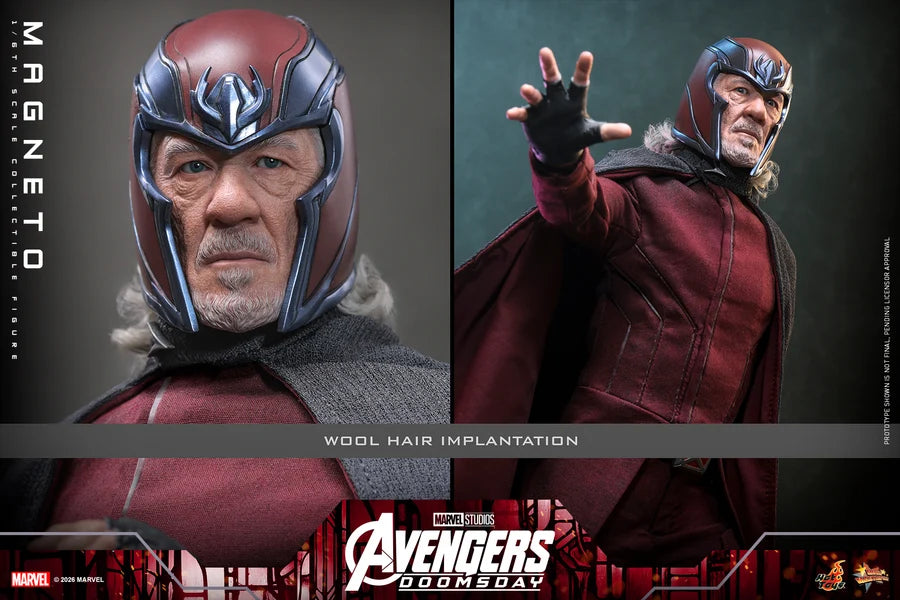 PRE ORDER - Hot Toys MMS912 - Avengers: Doomsday - 1/6 scale Magneto Collectible Figure