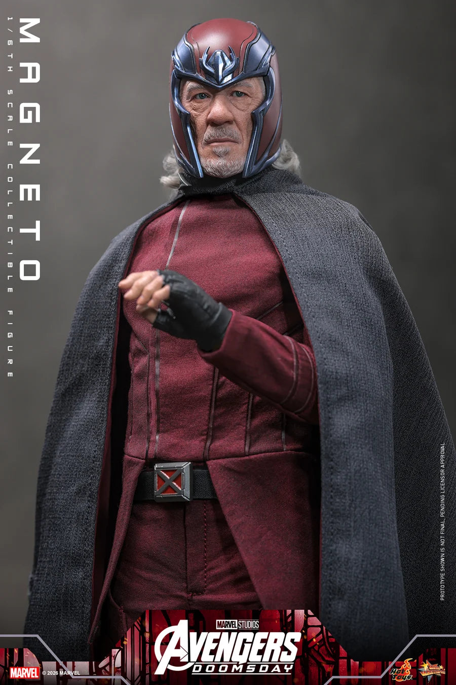 PRE ORDER - Hot Toys MMS912 - Avengers: Doomsday - 1/6 scale Magneto Collectible Figure