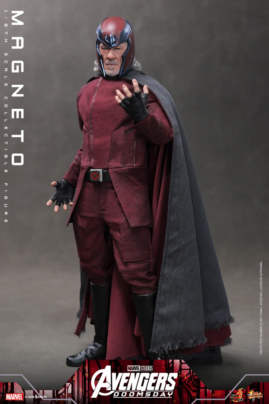PRE ORDER - Hot Toys MMS912 - Avengers: Doomsday - 1/6 scale Magneto Collectible Figure