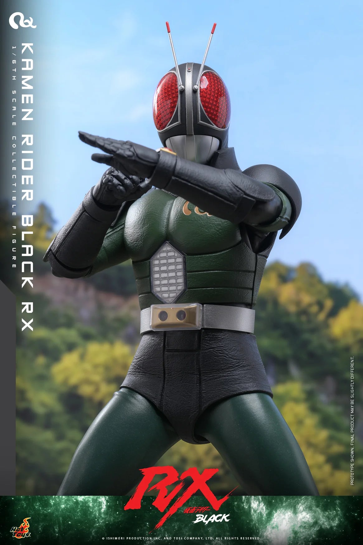 PRE ORDER - Hot Toys TMS179 – Kamen Rider Black RX - 1/6 scale Kamen Rider Black RX Collectible Figure