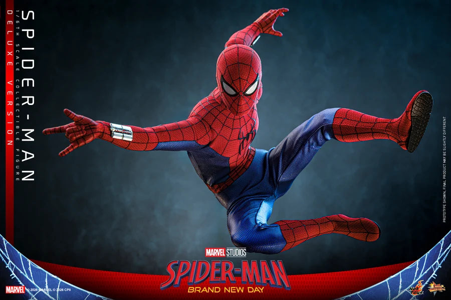 PRE ORDER - Hot Toys MMS893 – Spiderman: Brand New Day - 1/6 scale Spider-Man Collectible Figure (Deluxe Version)