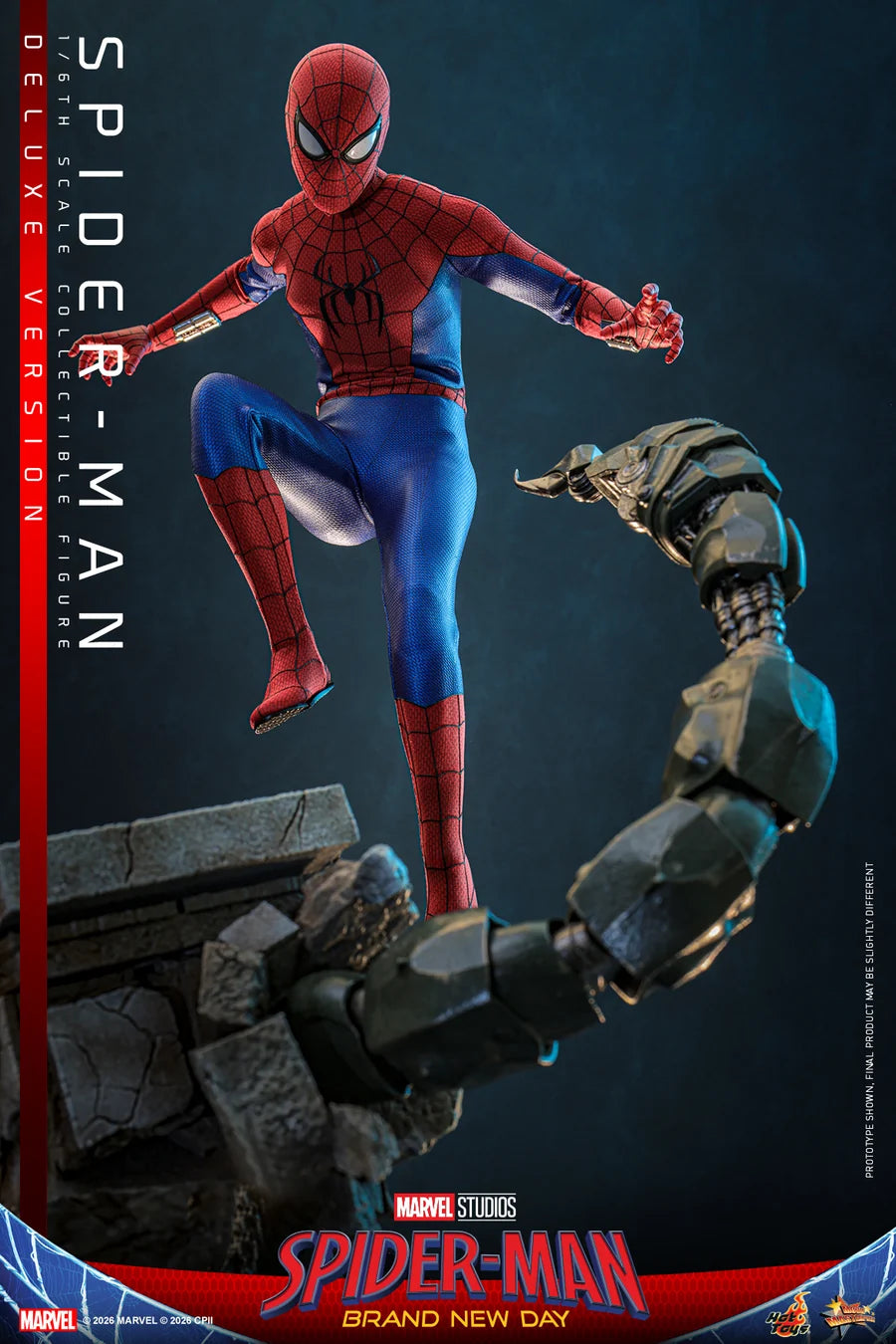 PRE ORDER - Hot Toys MMS893 – Spiderman: Brand New Day - 1/6 scale Spider-Man Collectible Figure (Deluxe Version)