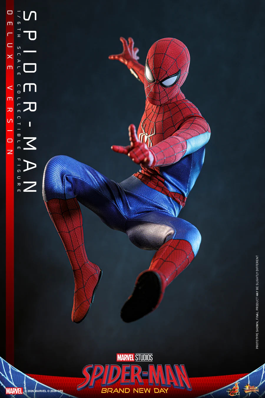 PRE ORDER - Hot Toys MMS893 – Spiderman: Brand New Day - 1/6 scale Spider-Man Collectible Figure (Deluxe Version)