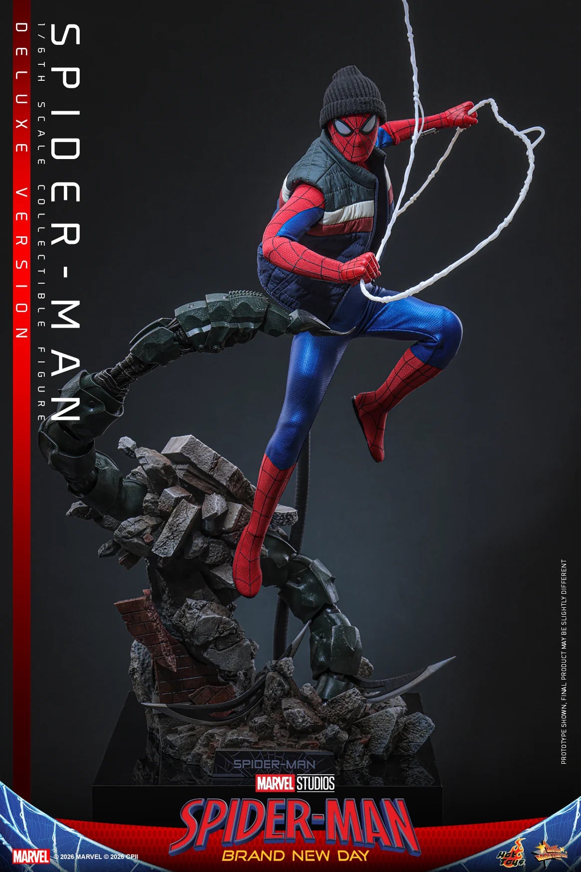 PRE ORDER - Hot Toys MMS893 – Spiderman: Brand New Day - 1/6 scale Spider-Man Collectible Figure (Deluxe Version)