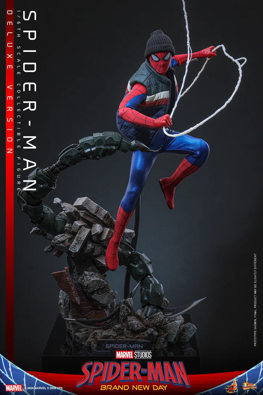 PRE ORDER - Hot Toys MMS893 – Spiderman: Brand New Day - 1/6 scale Spider-Man Collectible Figure (Deluxe Version)