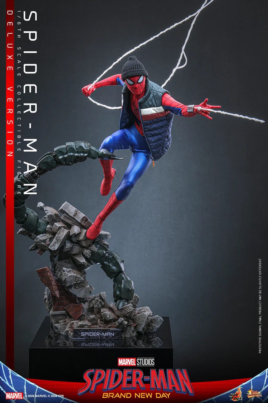 PRE ORDER - Hot Toys MMS893 – Spiderman: Brand New Day - 1/6 scale Spider-Man Collectible Figure (Deluxe Version)