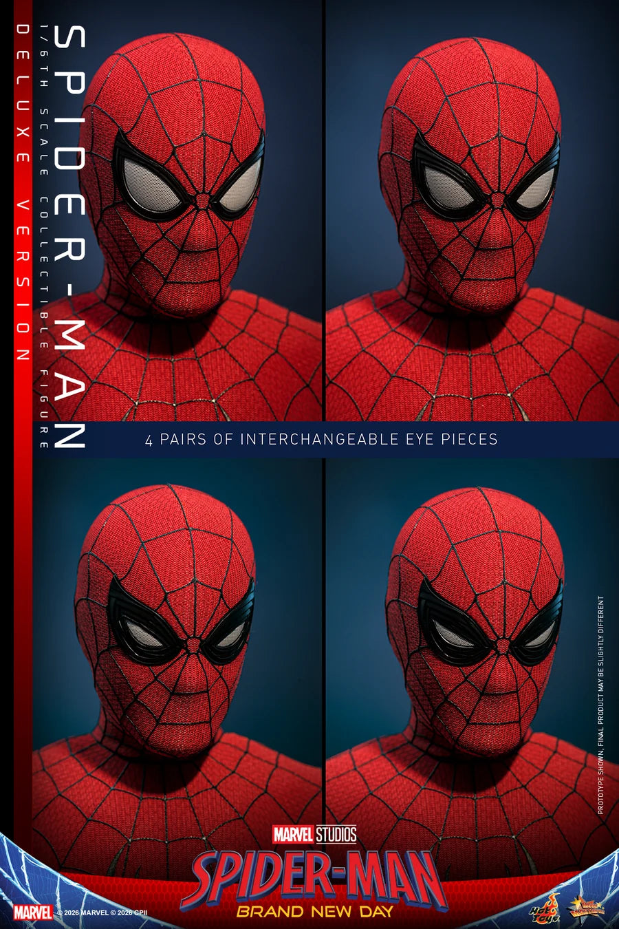 PRE ORDER - Hot Toys MMS893 – Spiderman: Brand New Day - 1/6 scale Spider-Man Collectible Figure (Deluxe Version)