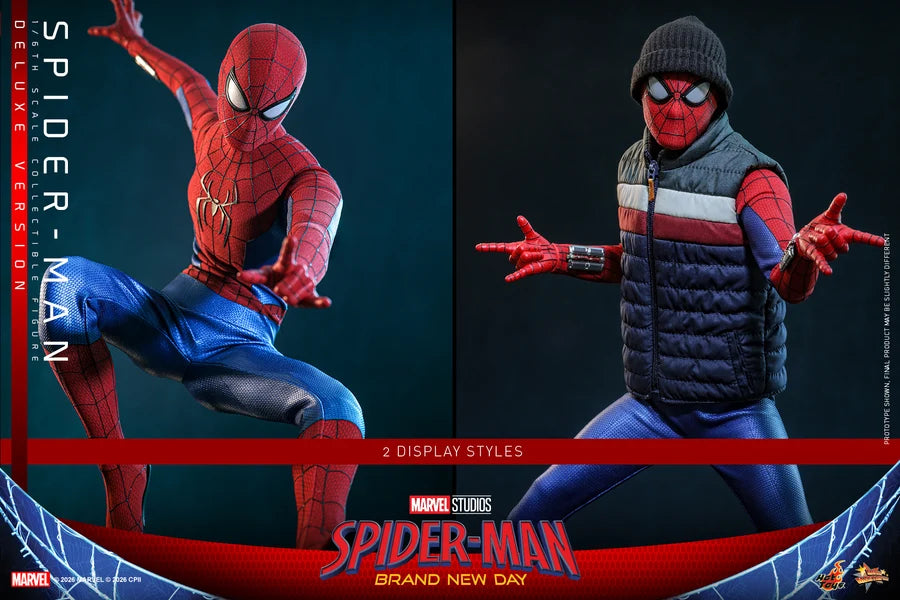 PRE ORDER - Hot Toys MMS893 – Spiderman: Brand New Day - 1/6 scale Spider-Man Collectible Figure (Deluxe Version)
