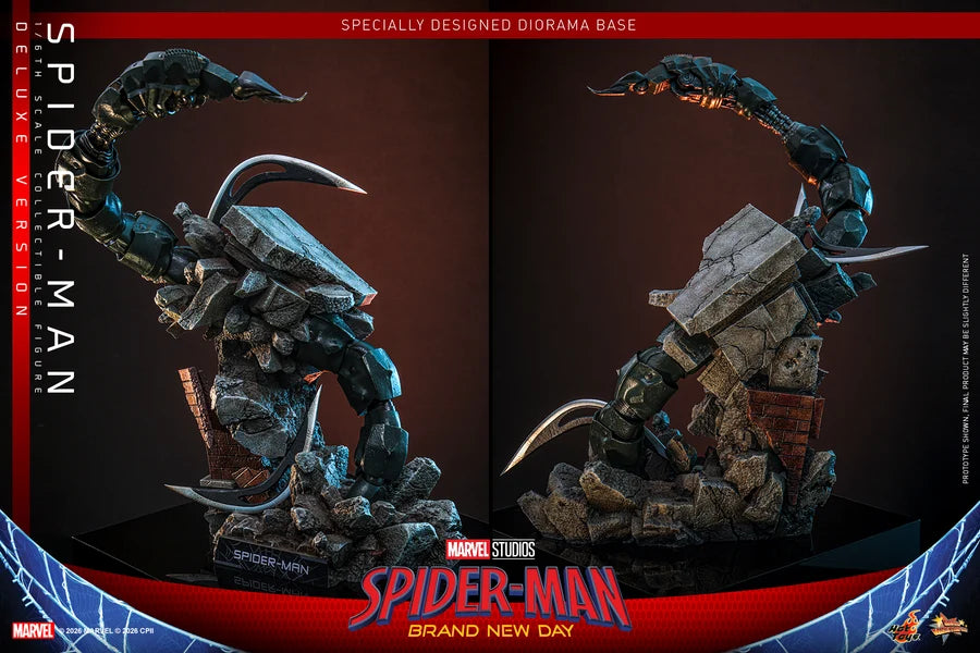 PRE ORDER - Hot Toys MMS893 – Spiderman: Brand New Day - 1/6 scale Spider-Man Collectible Figure (Deluxe Version)