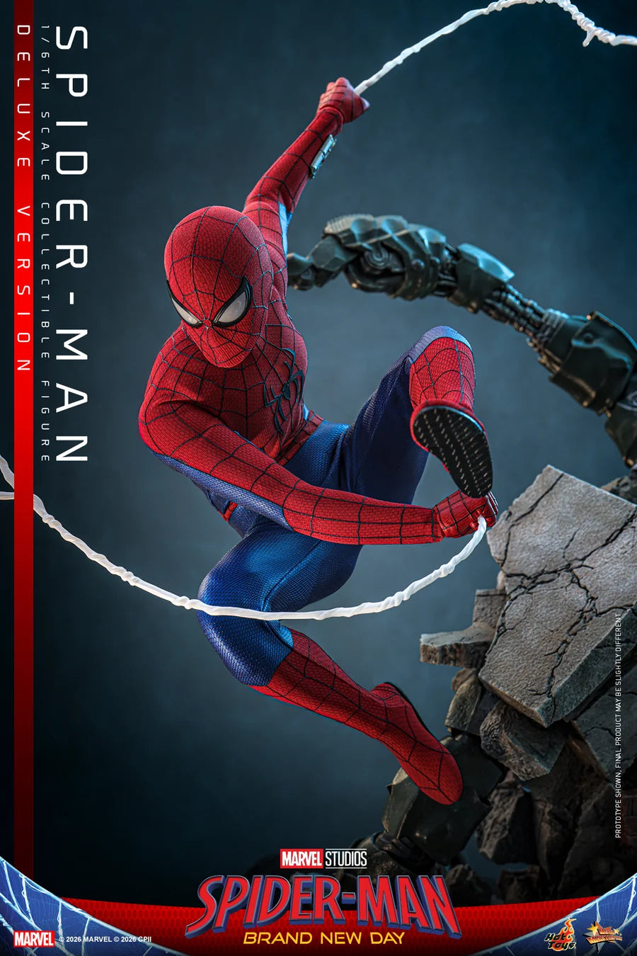 PRE ORDER - Hot Toys MMS893 – Spiderman: Brand New Day - 1/6 scale Spider-Man Collectible Figure (Deluxe Version)