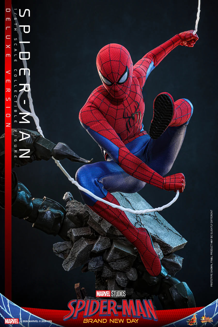 PRE ORDER - Hot Toys MMS893 – Spiderman: Brand New Day - 1/6 scale Spider-Man Collectible Figure (Deluxe Version)