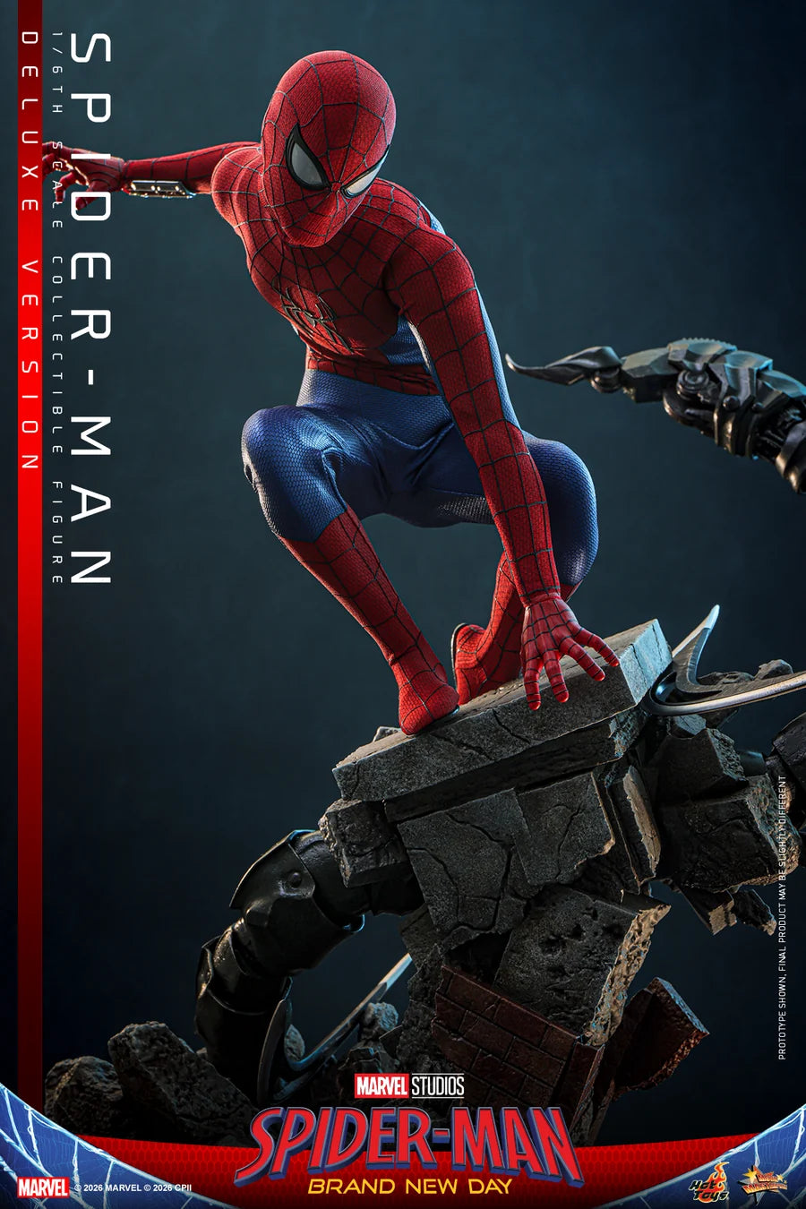 PRE ORDER - Hot Toys MMS893 – Spiderman: Brand New Day - 1/6 scale Spider-Man Collectible Figure (Deluxe Version)