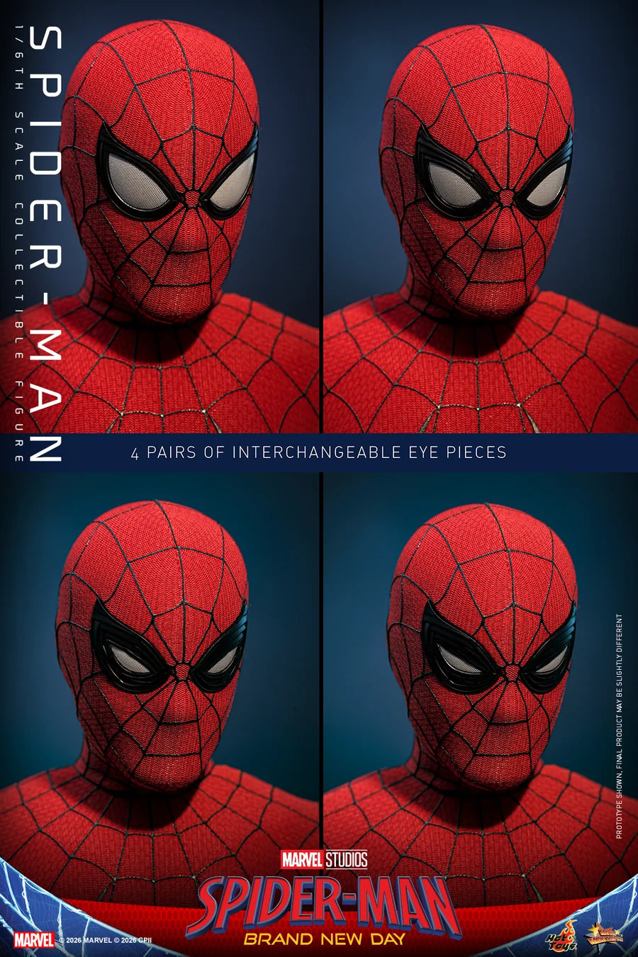 PRE ORDER - Hot Toys MMS892 – Spiderman: Brand New Day - 1/6 scale Spider-Man Collectible Figure