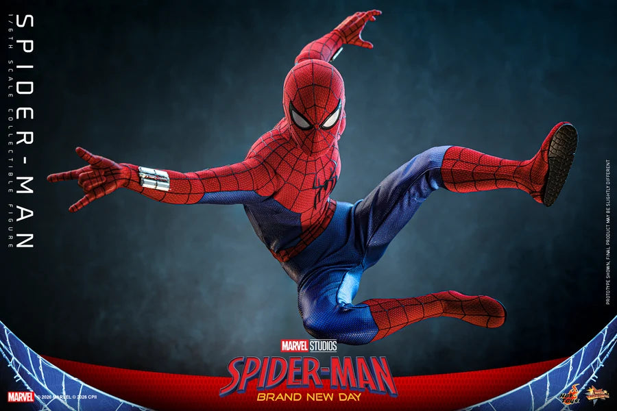 PRE ORDER - Hot Toys MMS892 – Spiderman: Brand New Day - 1/6 scale Spider-Man Collectible Figure