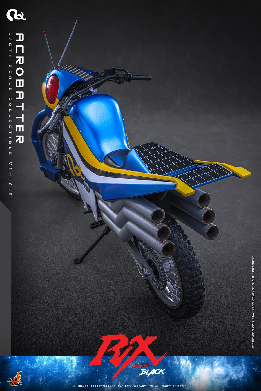 PRE ORDER - Hot Toys TMS182 – Kamen Rider Black RX - 1/6 scale Acrobatter Collectible Figure