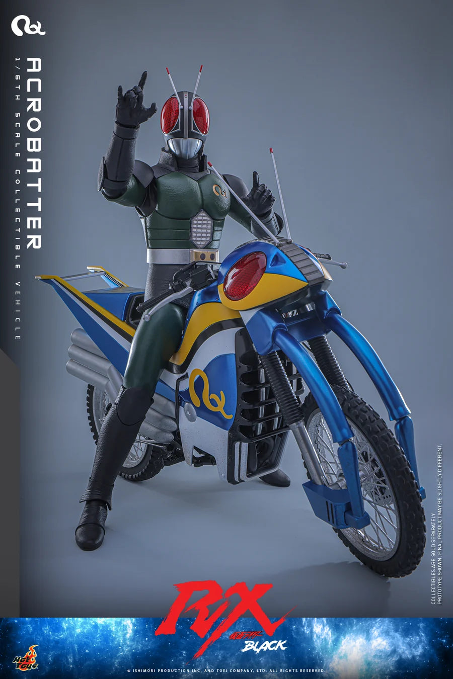 PRE ORDER - Hot Toys TMS182 – Kamen Rider Black RX - 1/6 scale Acrobatter Collectible Figure