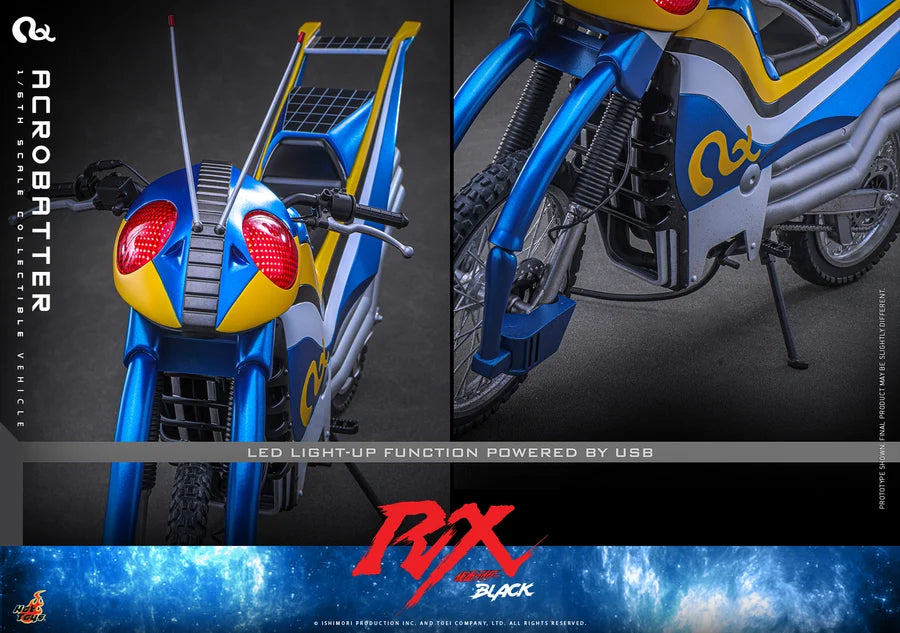 PRE ORDER - Hot Toys TMS182 – Kamen Rider Black RX - 1/6 scale Acrobatter Collectible Figure