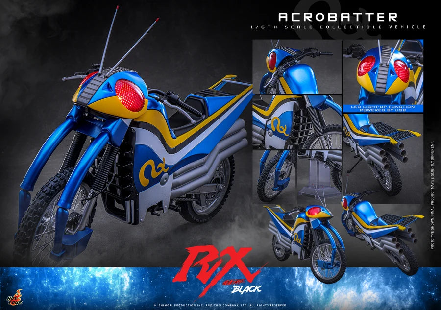 PRE ORDER - Hot Toys TMS182 – Kamen Rider Black RX - 1/6 scale Acrobatter Collectible Figure