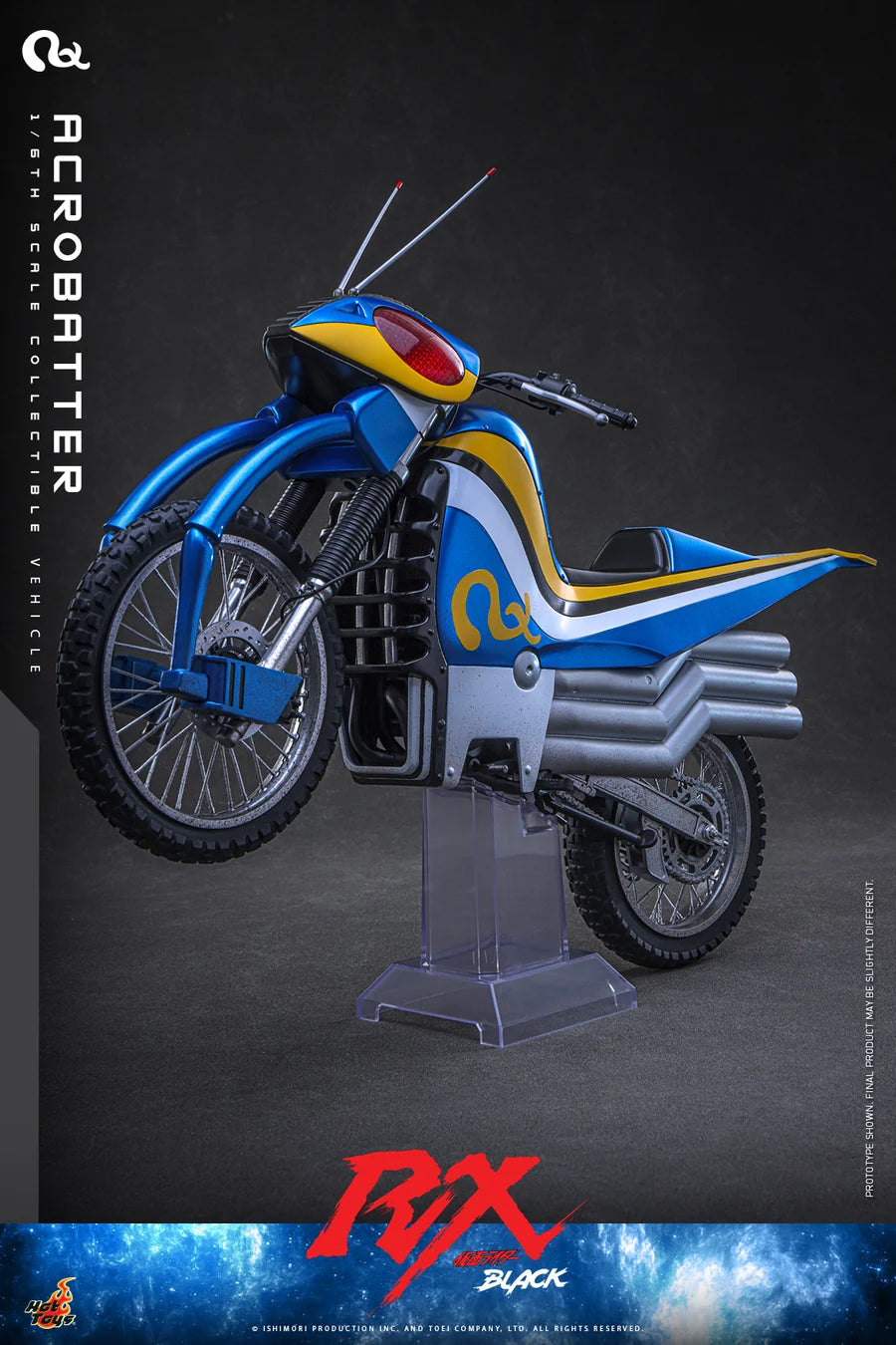 PRE ORDER - Hot Toys TMS182 – Kamen Rider Black RX - 1/6 scale Acrobatter Collectible Figure